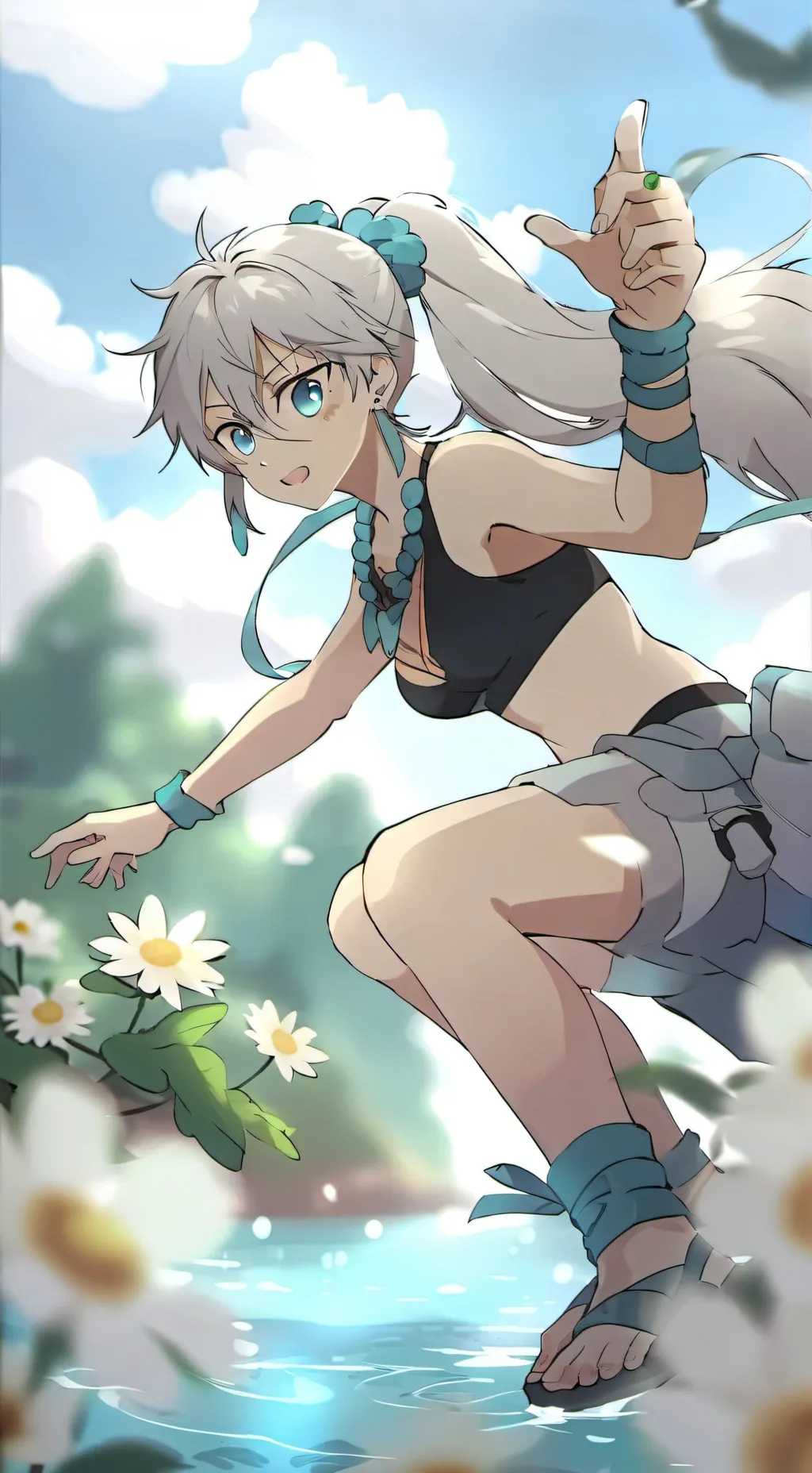 ai character: kaori background