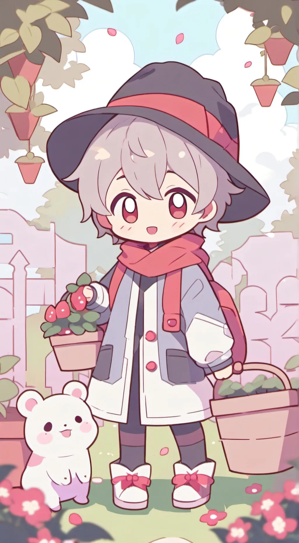 ai character: grow a skibidi toi background