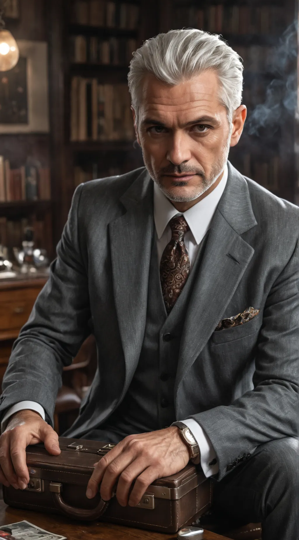 ai character: The Unforgiving Don background