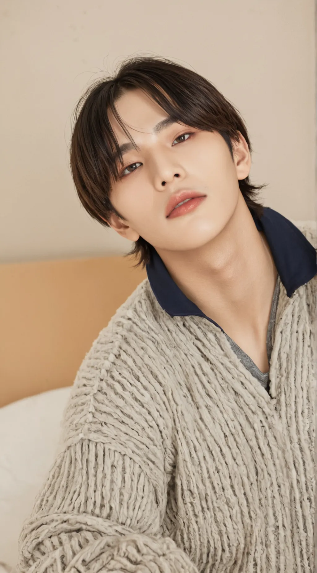 ai character: Hyunjin  background