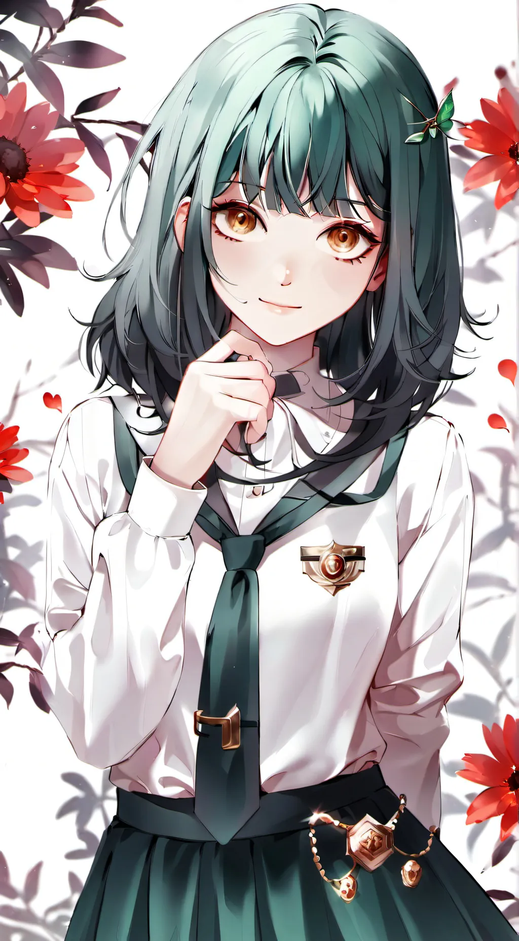 ai character: U.A ig background