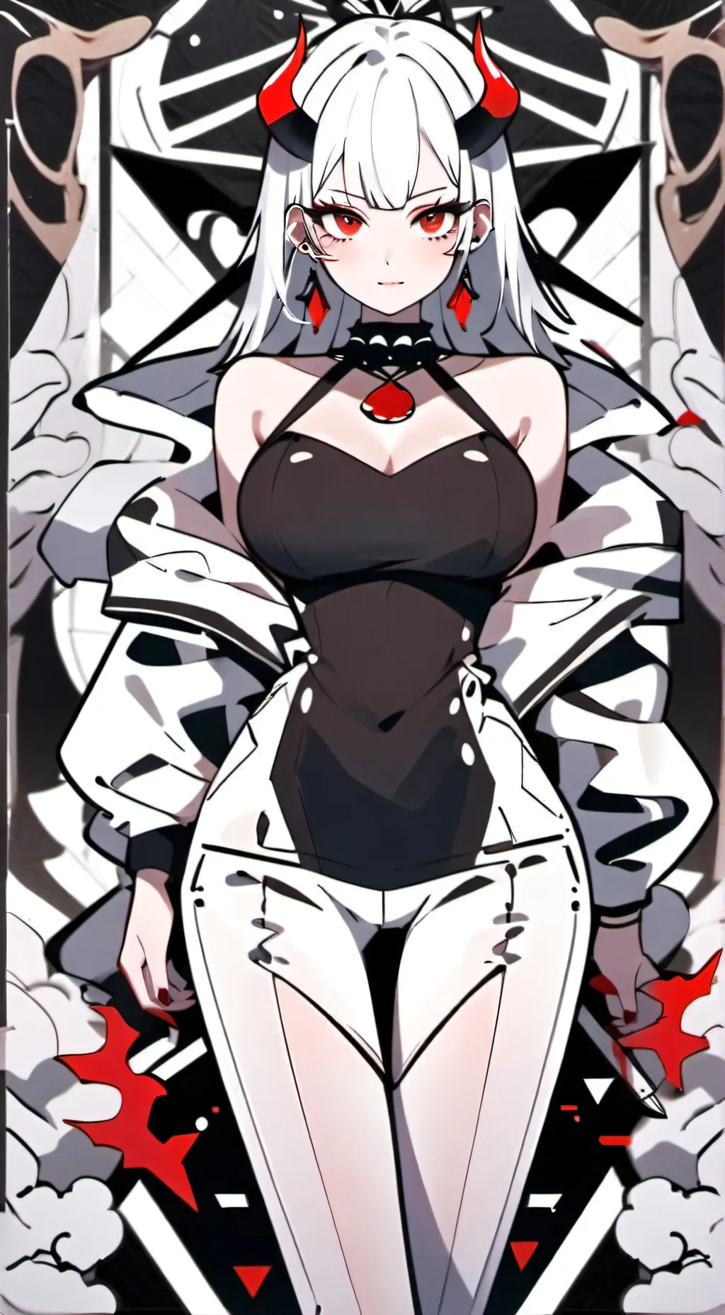 ai character: Chica demonio background