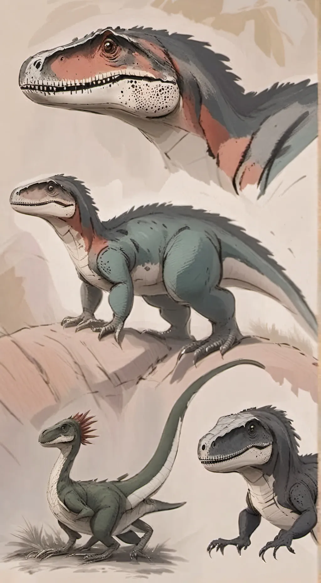 ai character: baby blue background