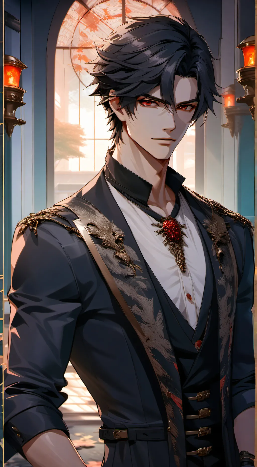 ai character: ~𝐌𝐚𝐥𝐚𝐤~ background