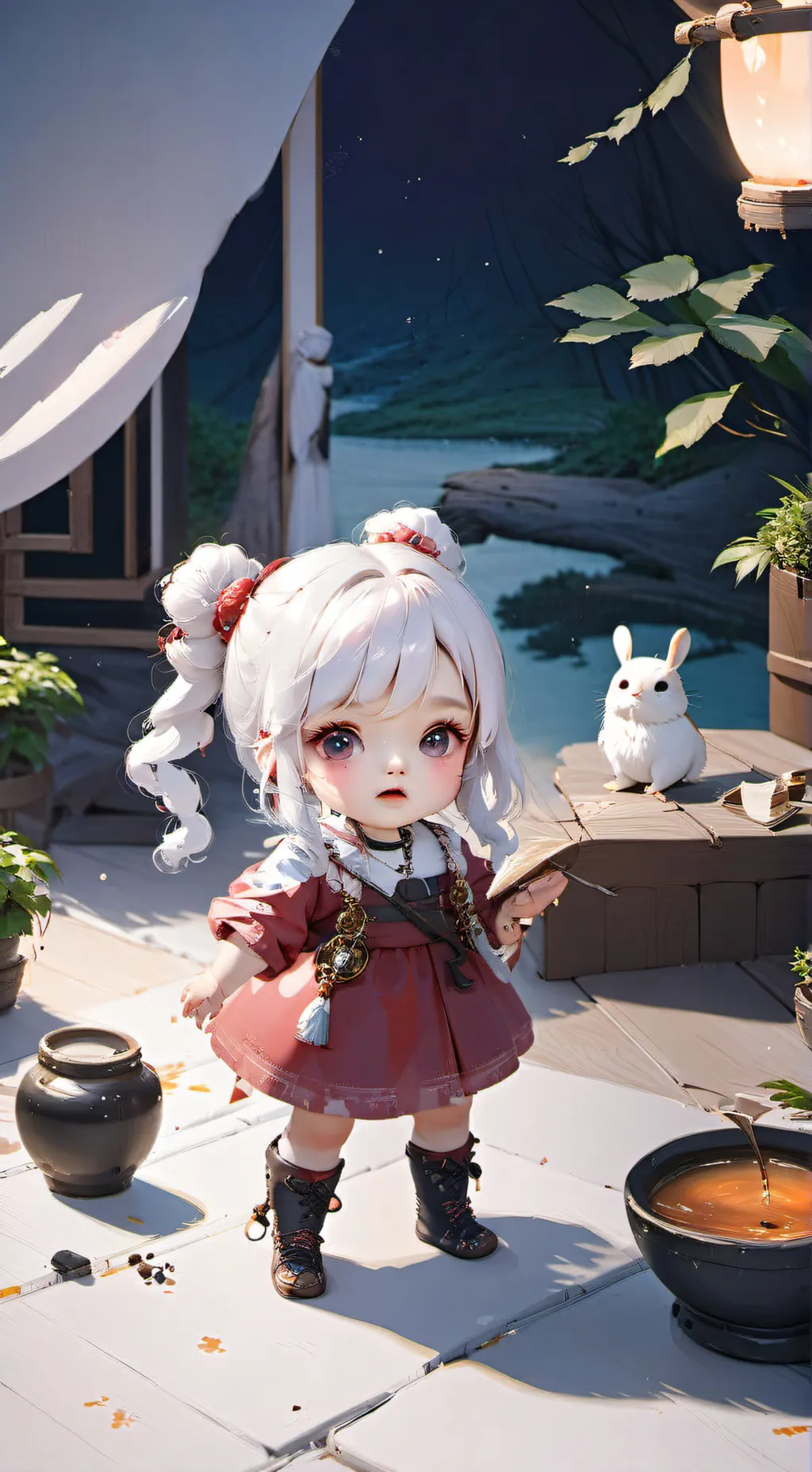 ai character: clingy allie background