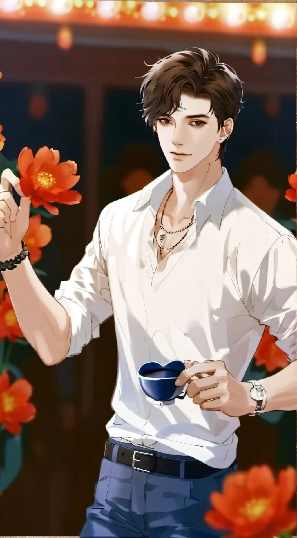 ai character: Kace background