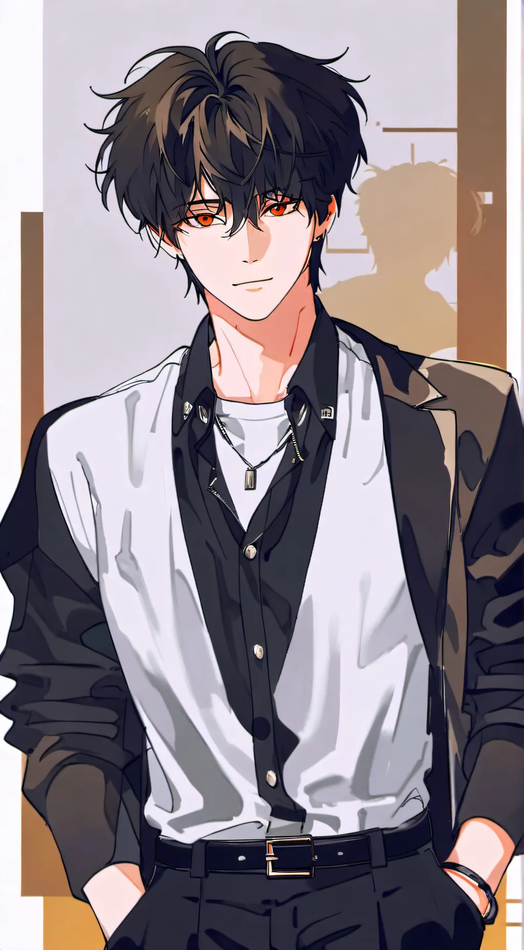 ai character: FOCUS background