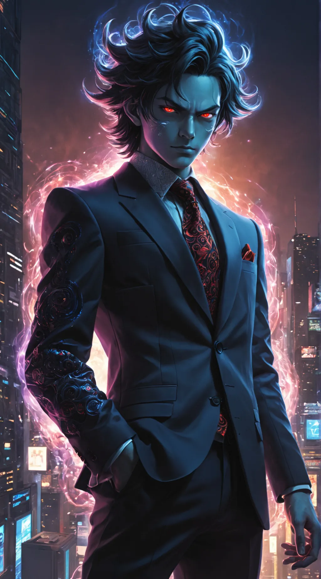 ai character: Lucien background