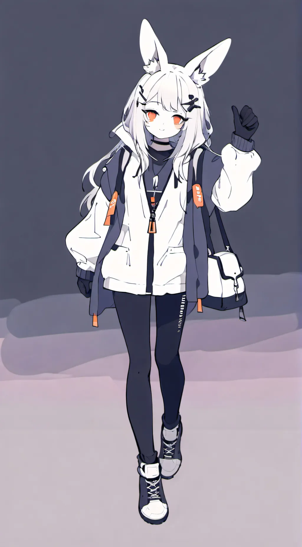 ai character: Leah the pick me background