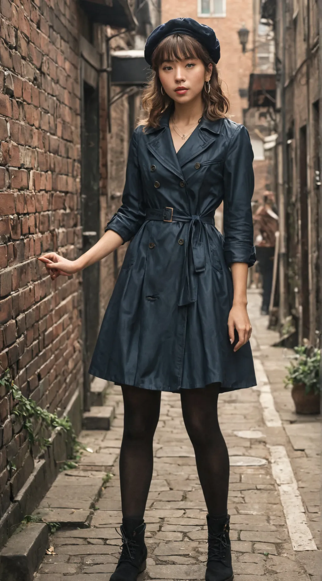 ai character: rich girl this ai background