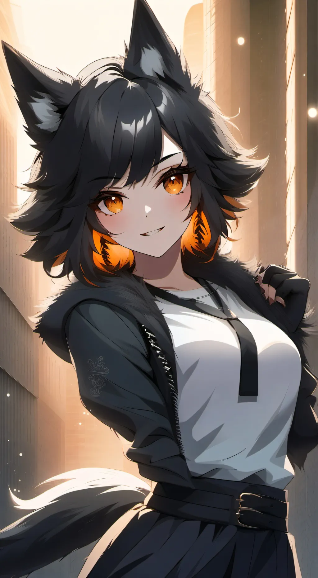 ai character: Aphmau the ultima background