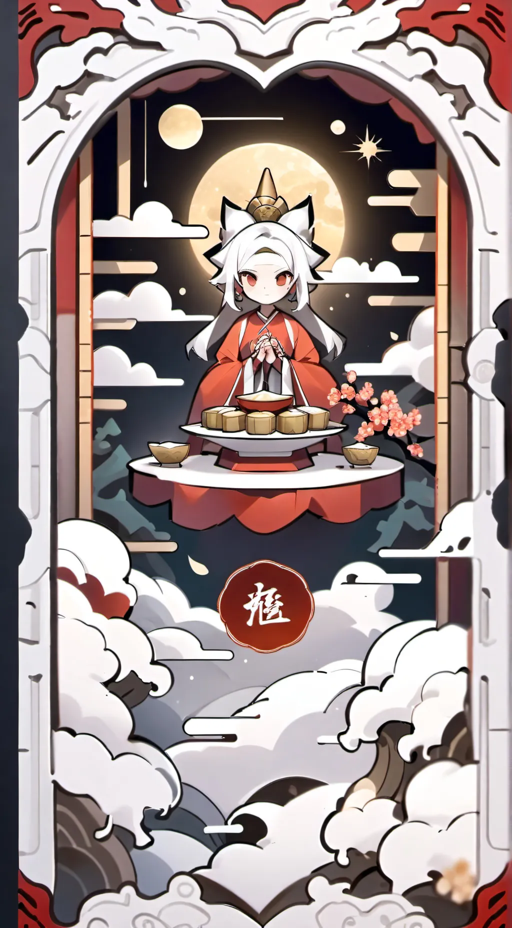 ai character: MADOKA X DW?!??  background