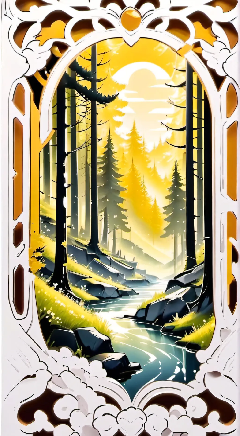 ai character: moonflower~~~~ background