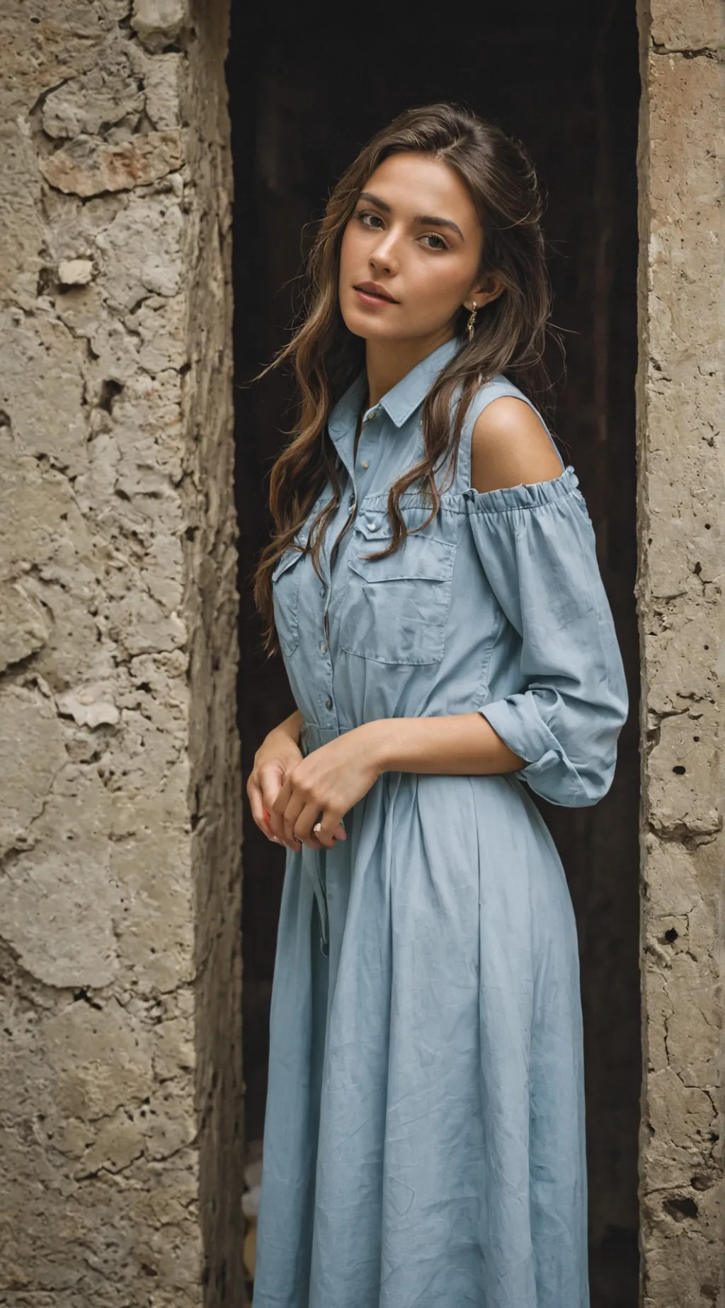 ai character: camera  background