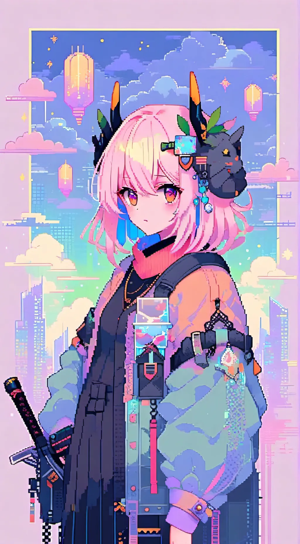 ai character: катя background