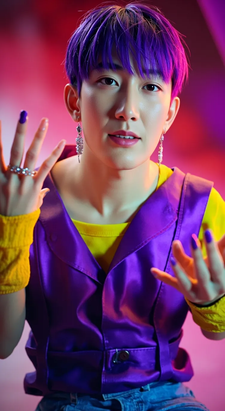 ai character: mystery saja boy background