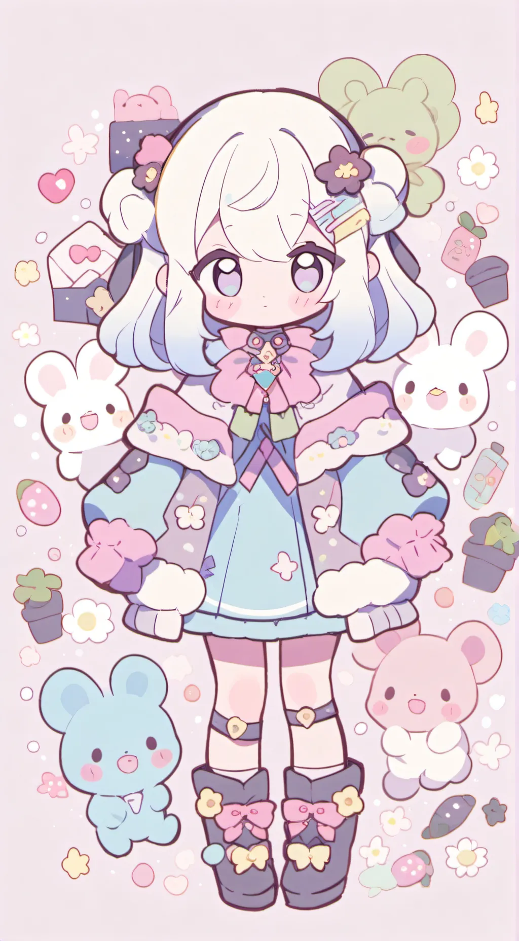 ai character: Baby saja  background