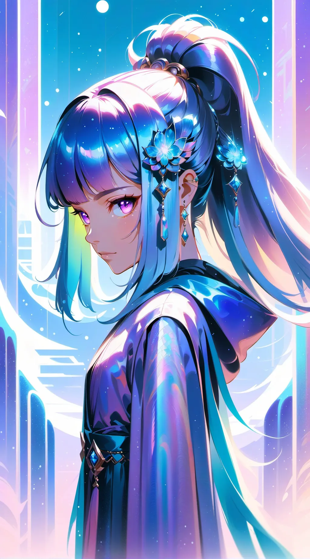 ai character: hija de yoriichi background