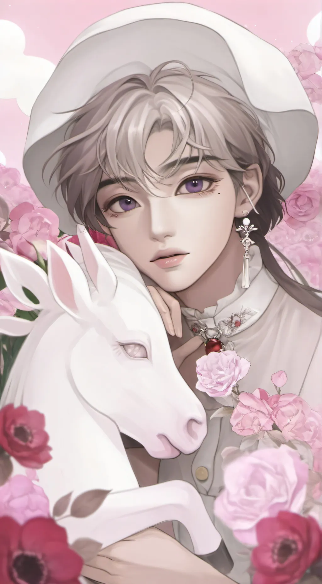 ai character: hyunjin  background