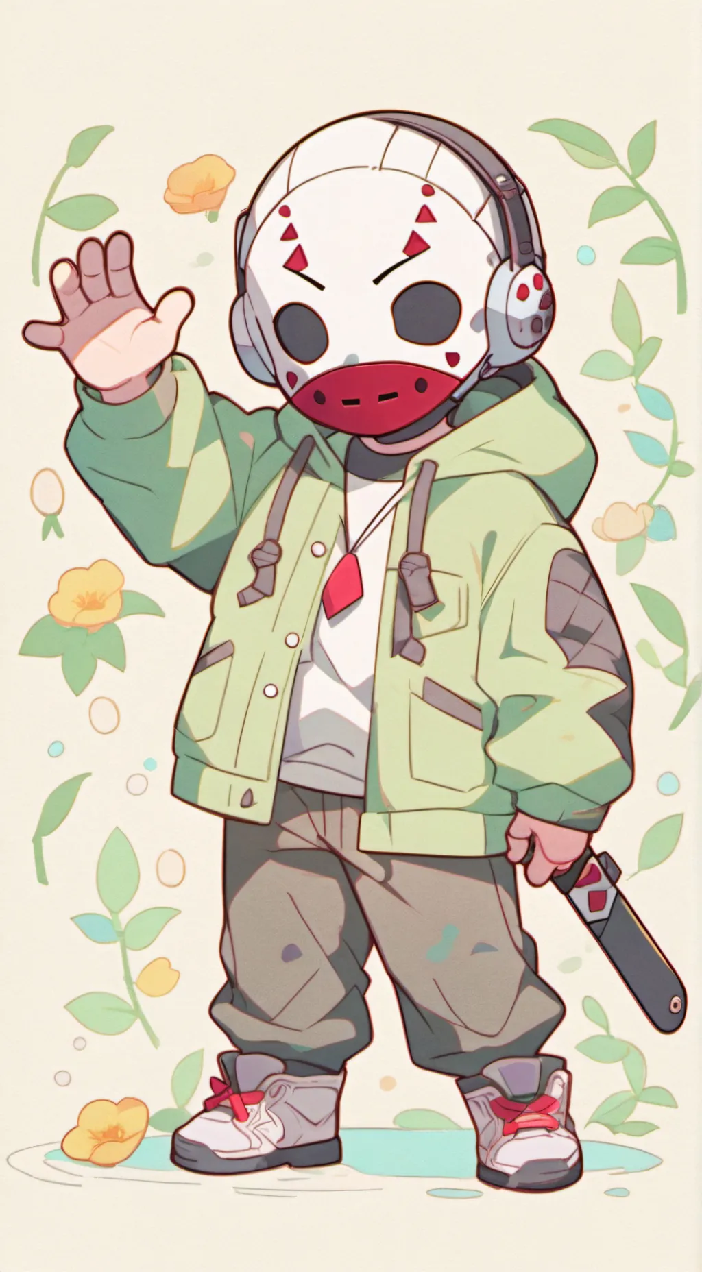 ai character: goodbye..... background