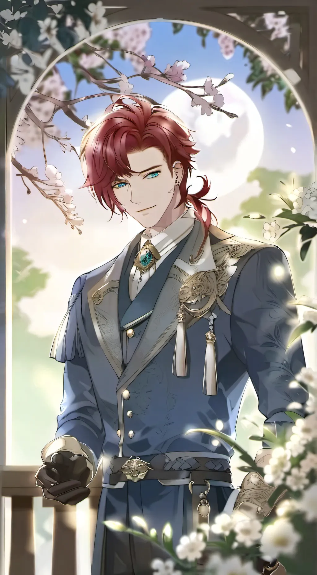 ai character: Sebastian  background