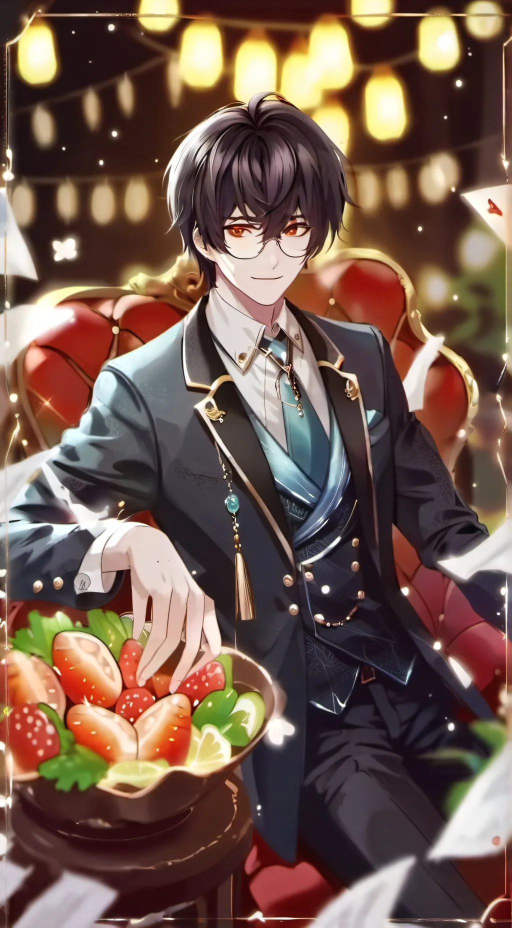 ai character: Leo  background