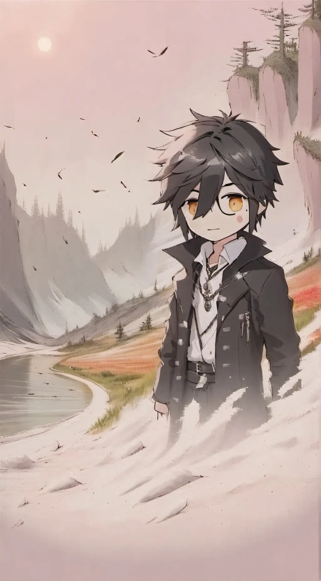 ai character: Rick  background