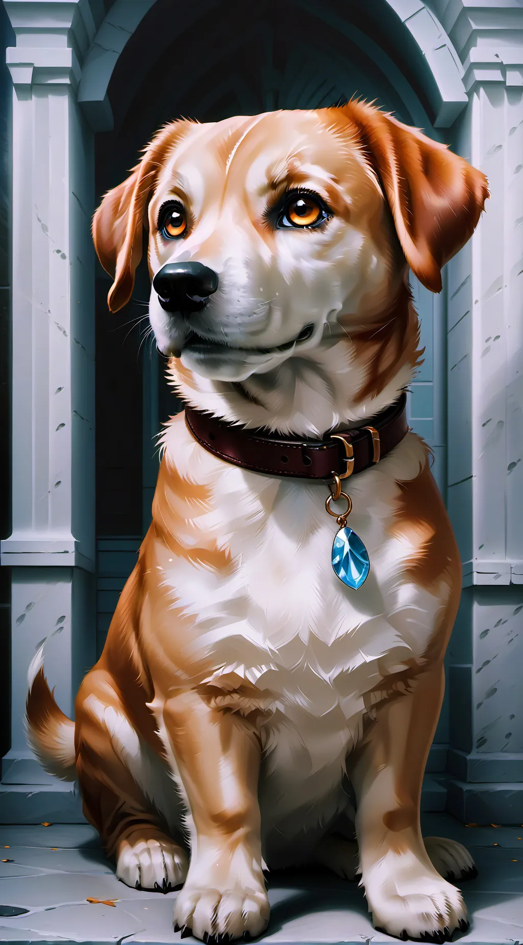 ai character: My dog Scooby background