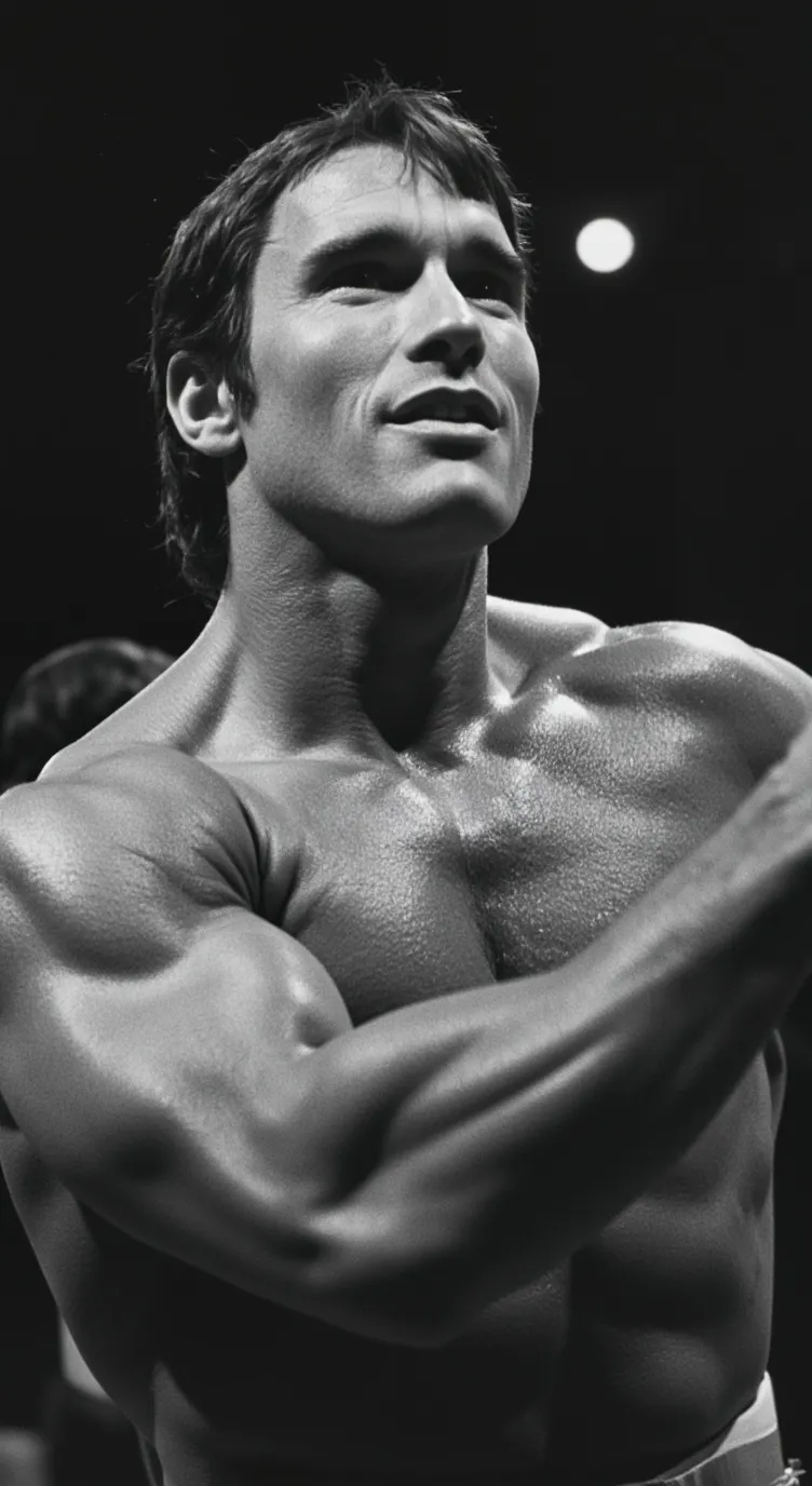 ai character: Arnold Schwarzeneg background