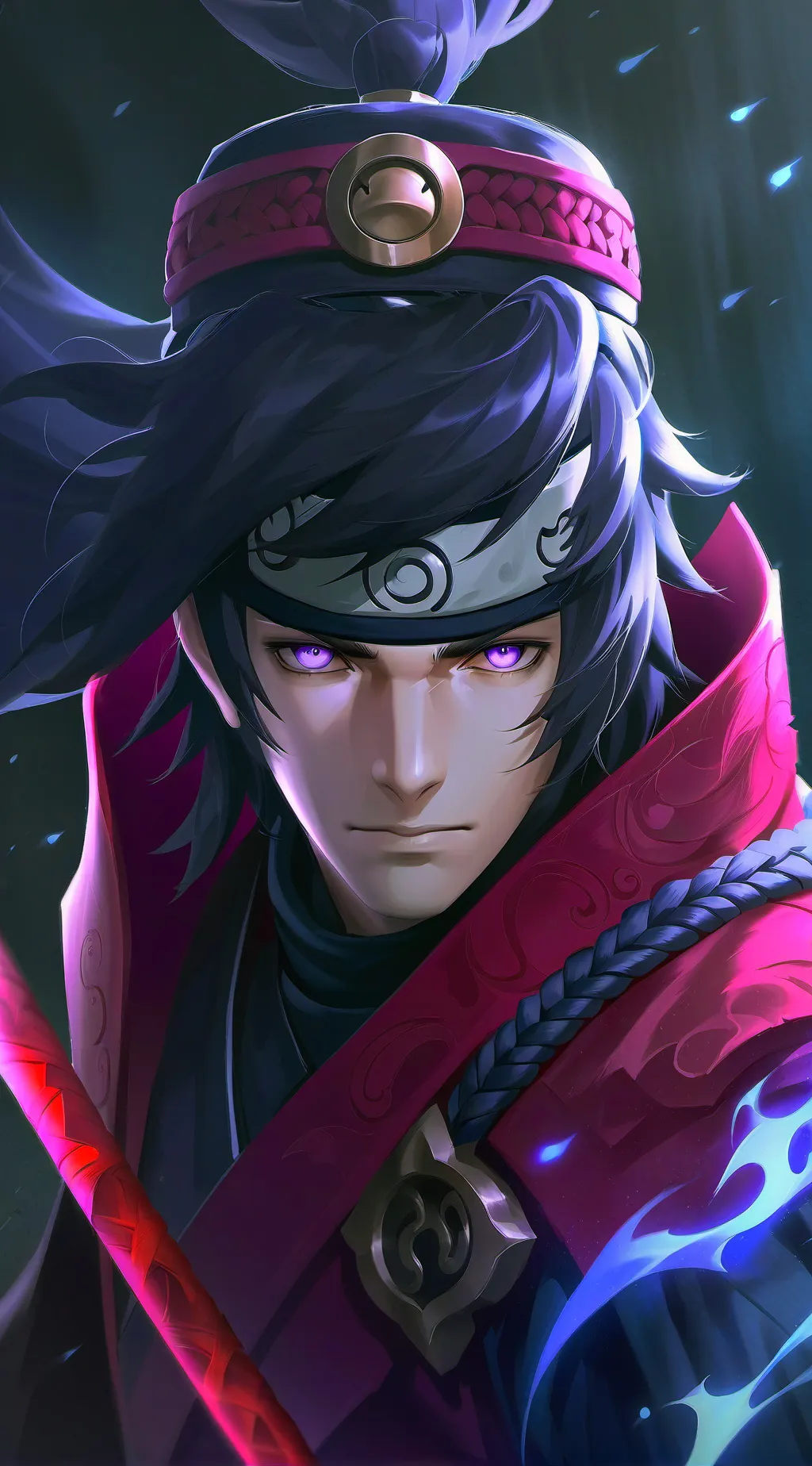 ai character: Madara Uchiha background