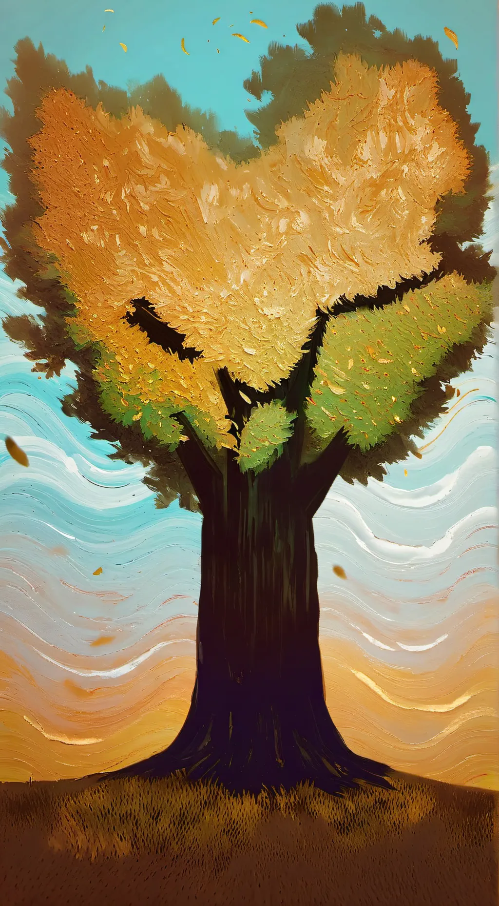 ai character: Find the markers!  background