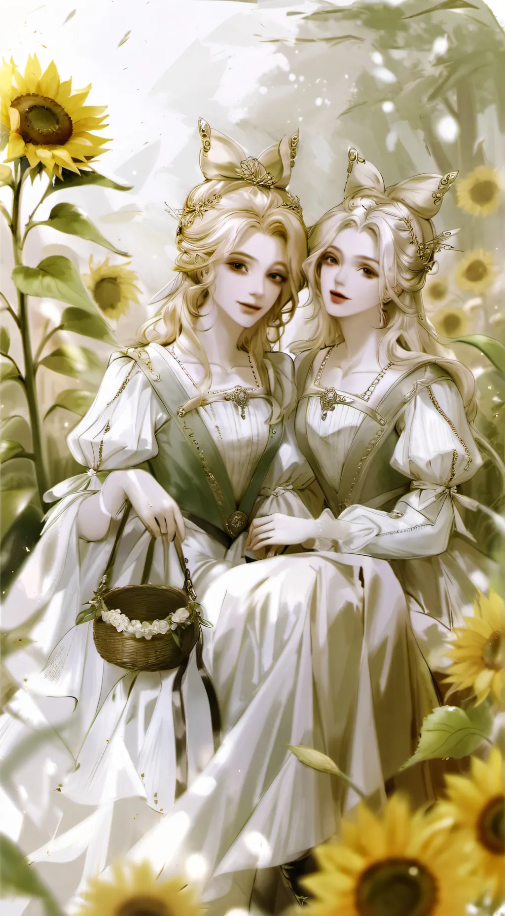 ai character: Lizzy and Delilah background