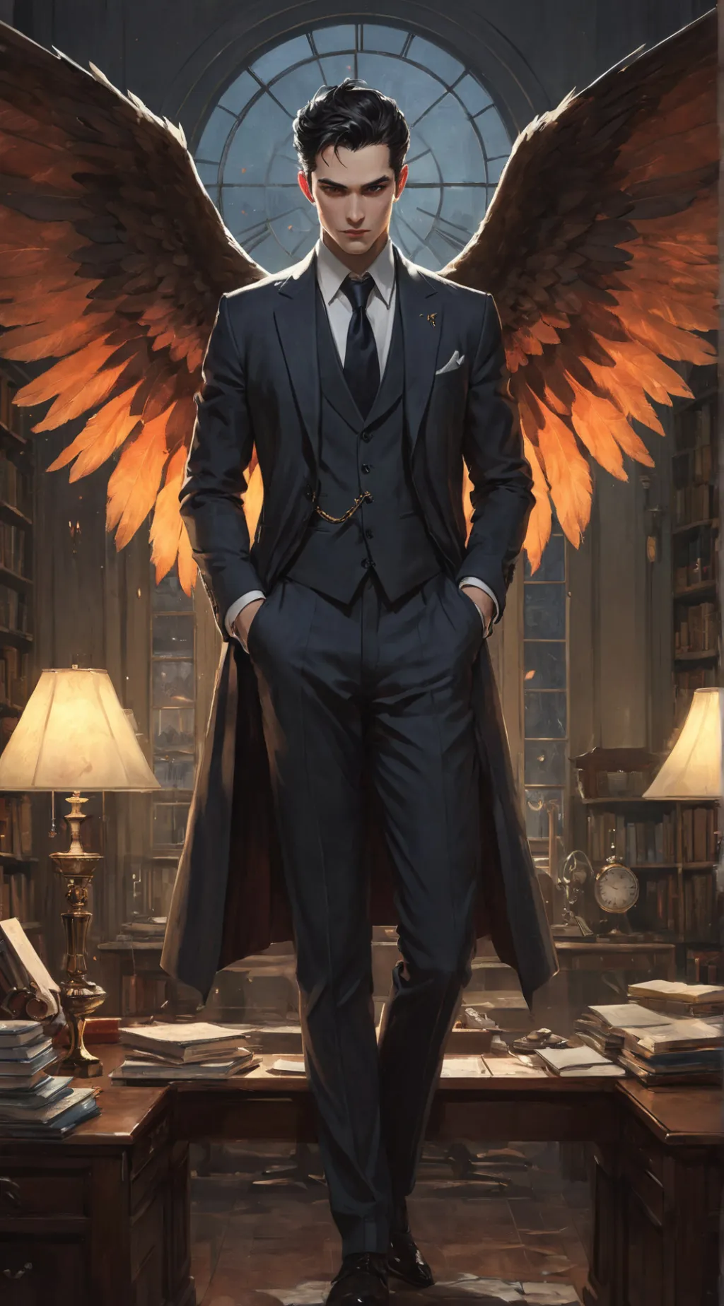 ai character: Lucien background