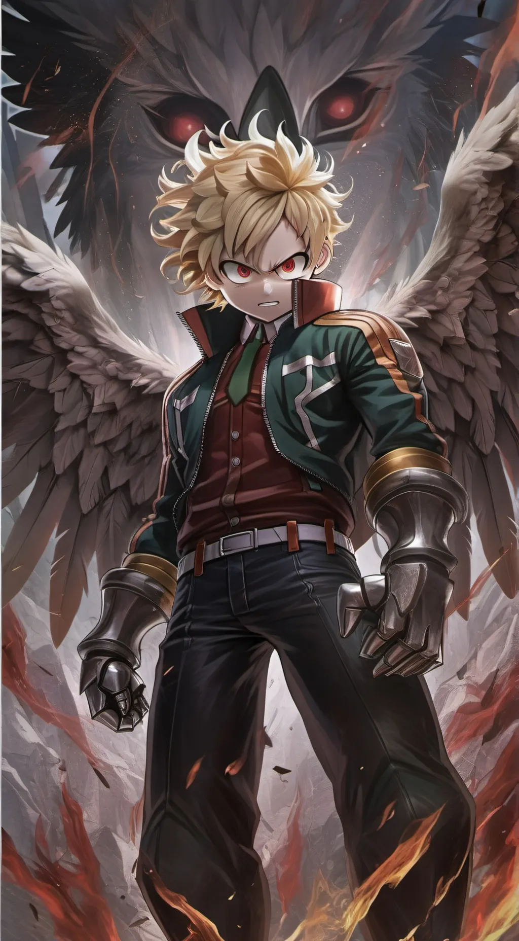 ai character: Hawks background