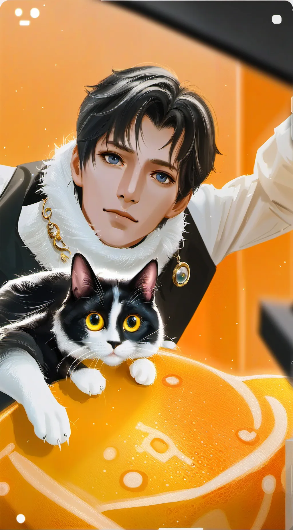 ai character: Oreo Byte background