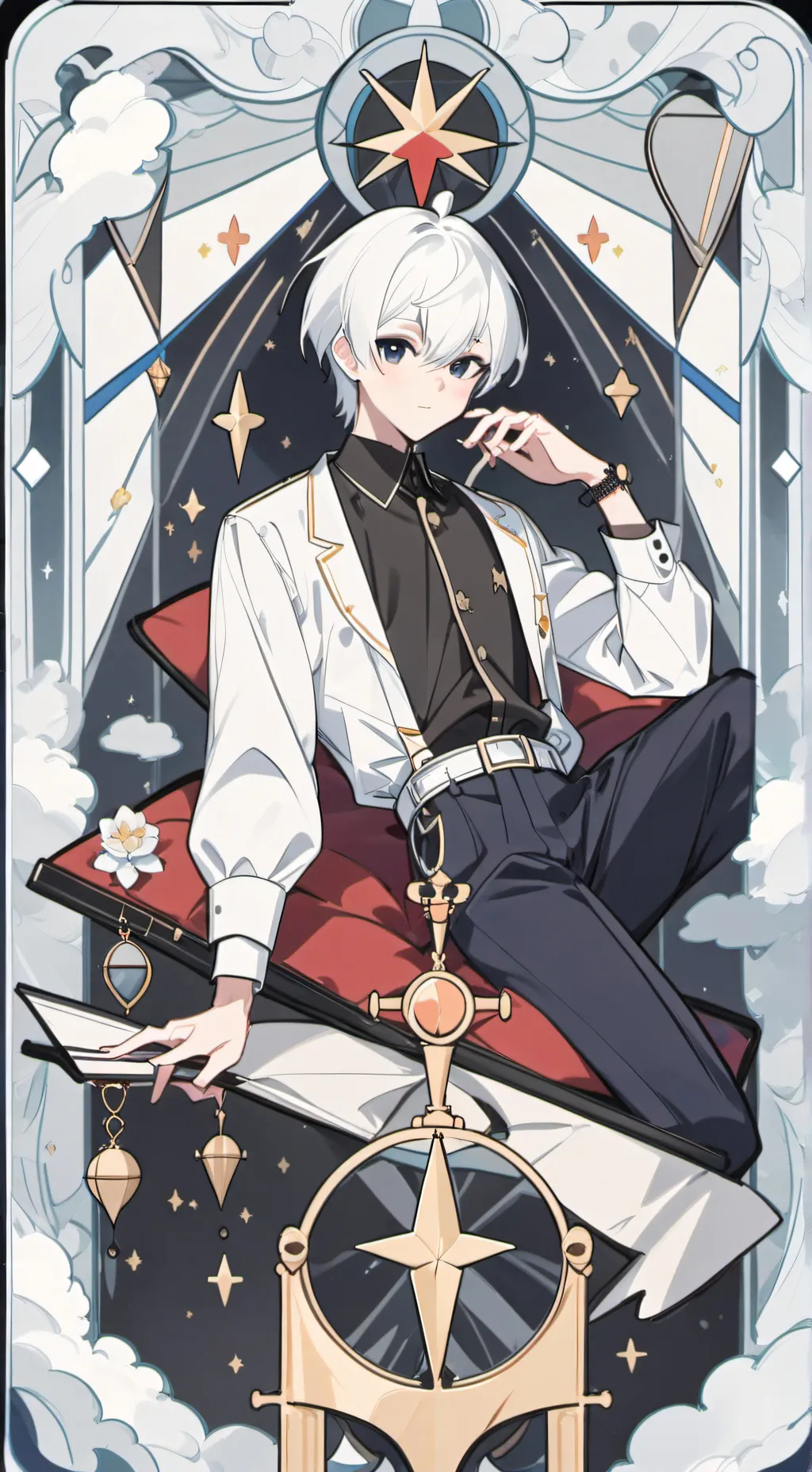 ai character: Builderman snapped background