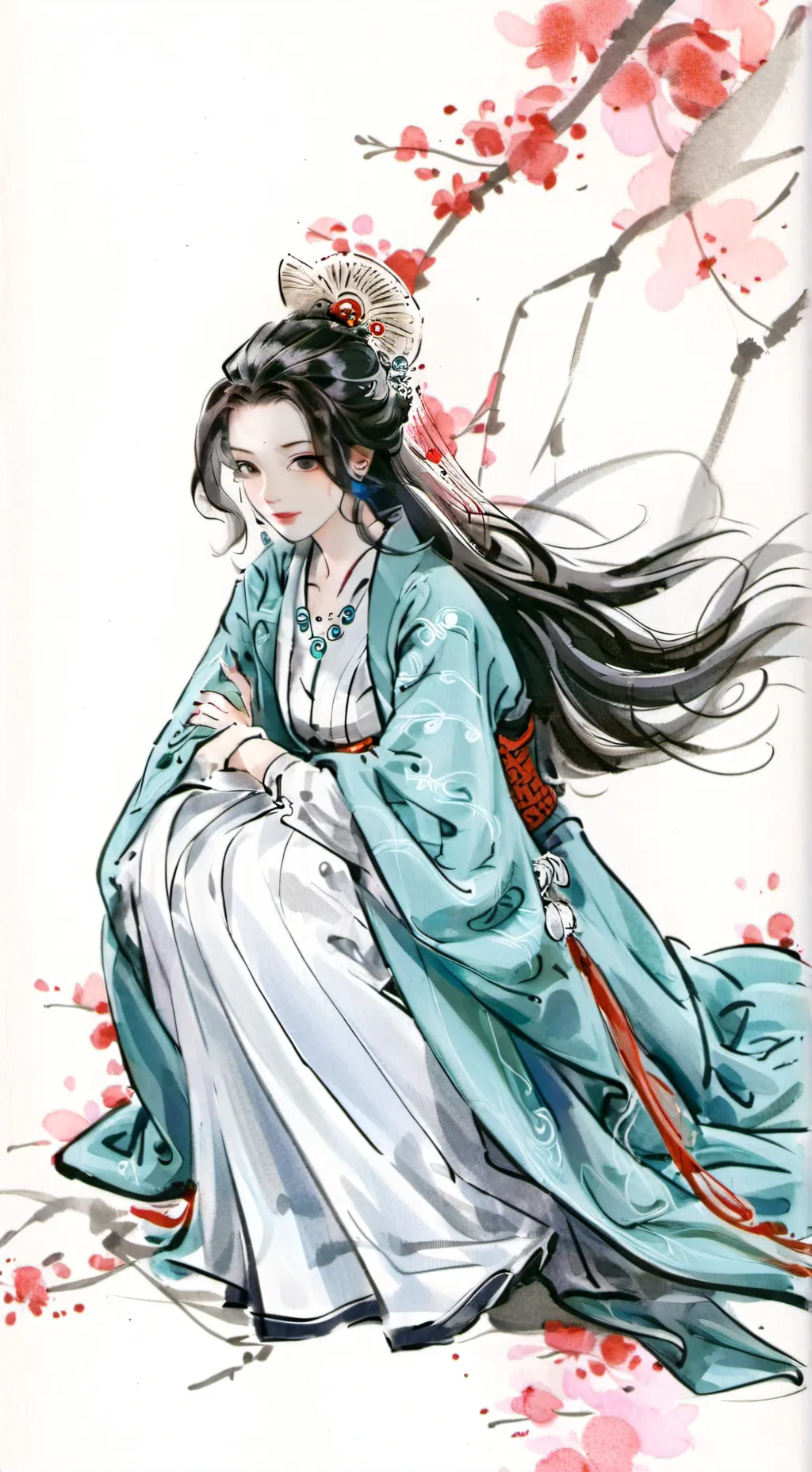 ai character: Nezuko background