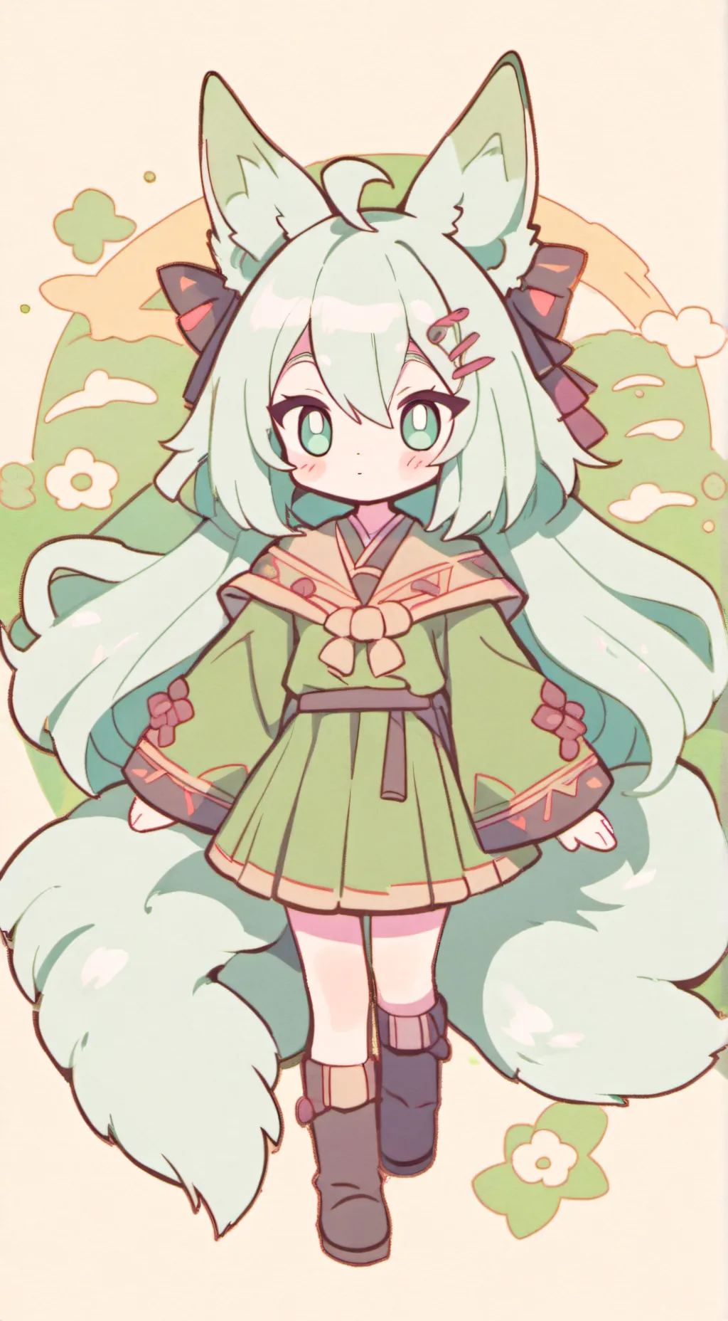 ai character: spirit animal  background