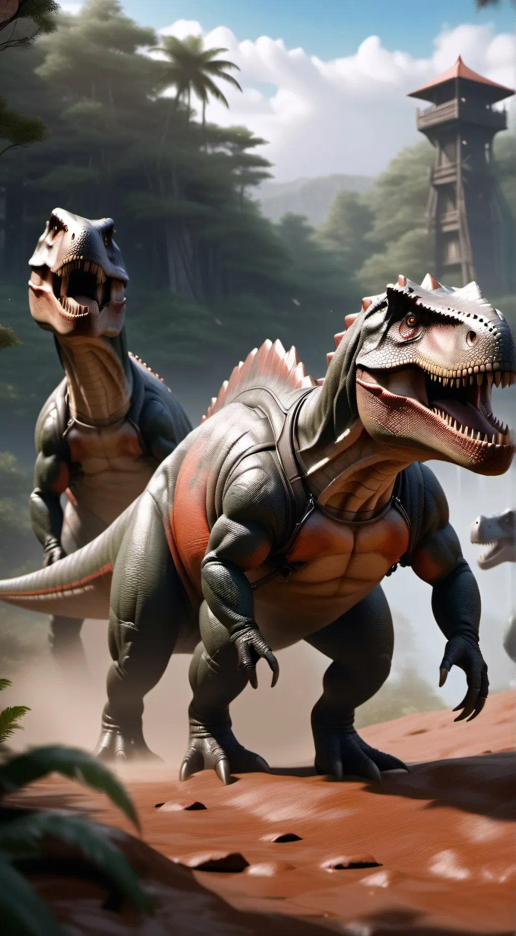 ai character: favorite dinosaur? background