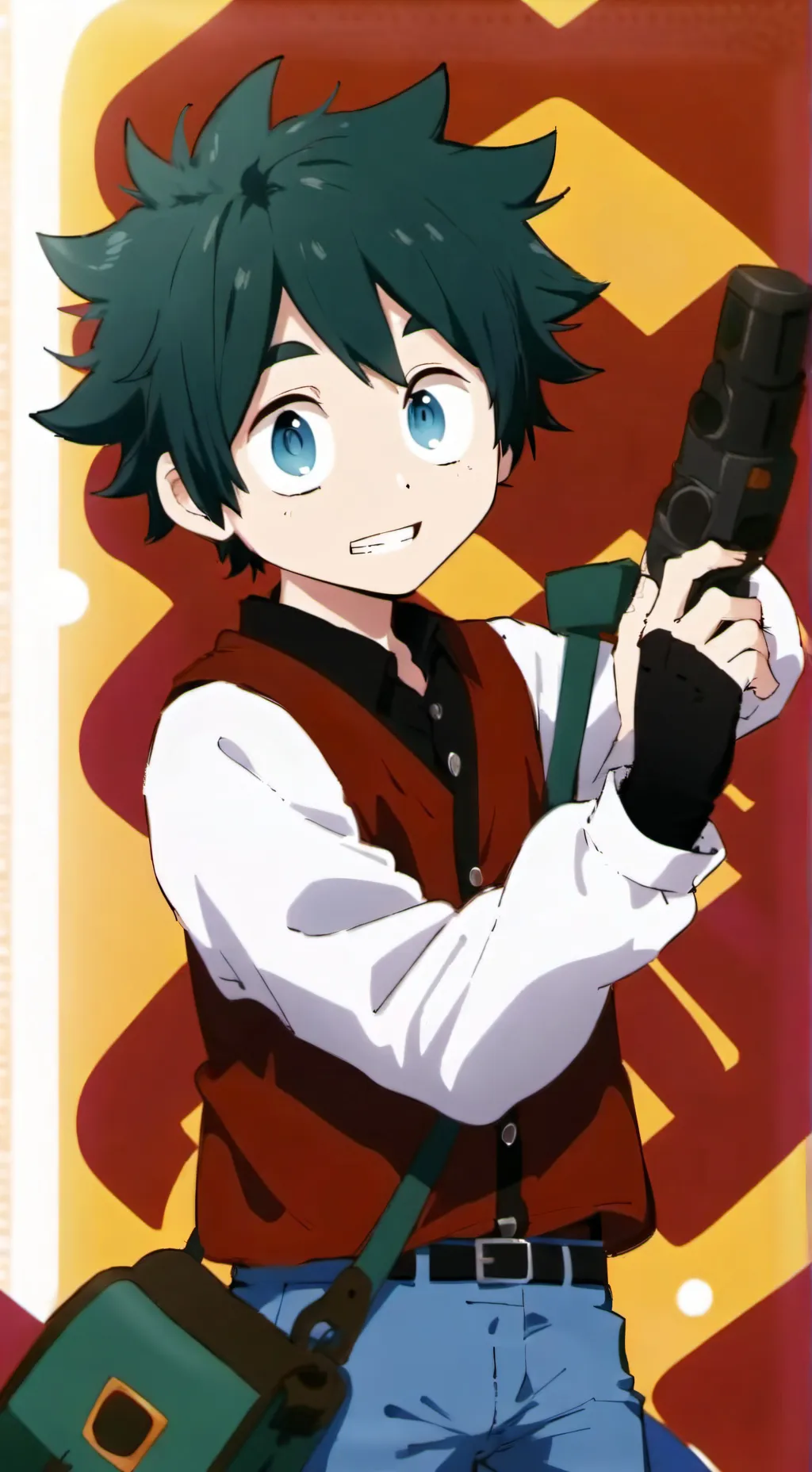 ai character: deku background