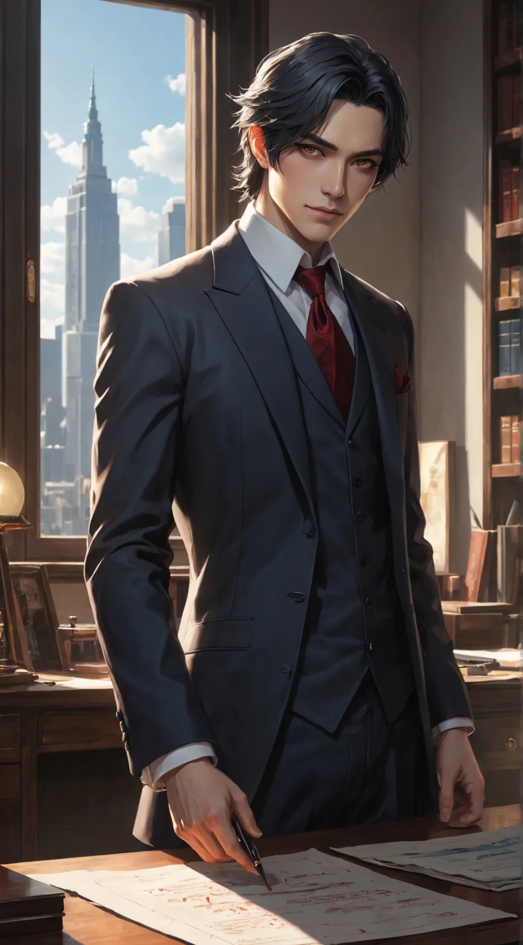 ai character: Lucius background