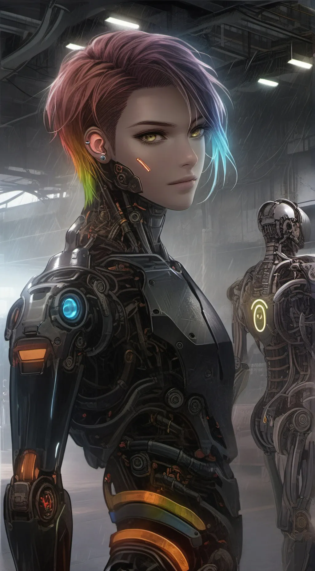 ai character: Aurora background