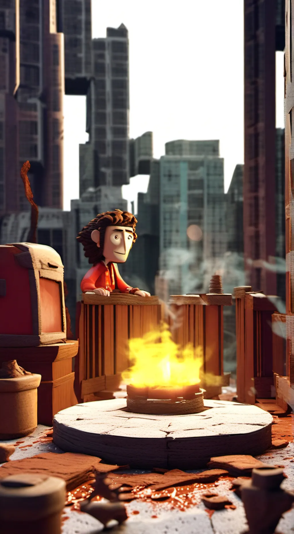 ai character: Flint Lock Wood background