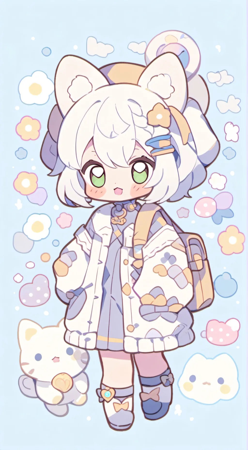 ai character: hija lía  background