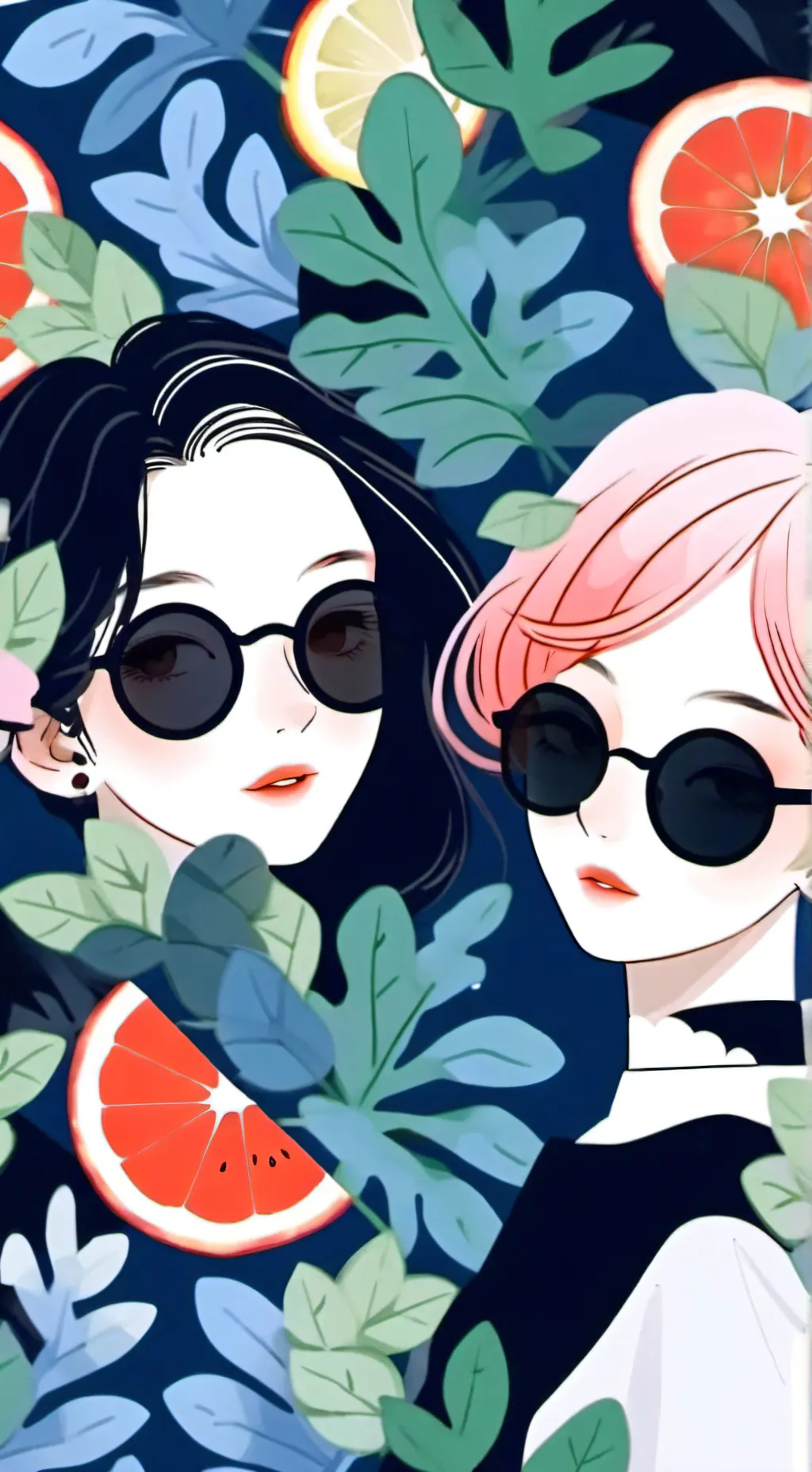 ai character: inaya et Lana background