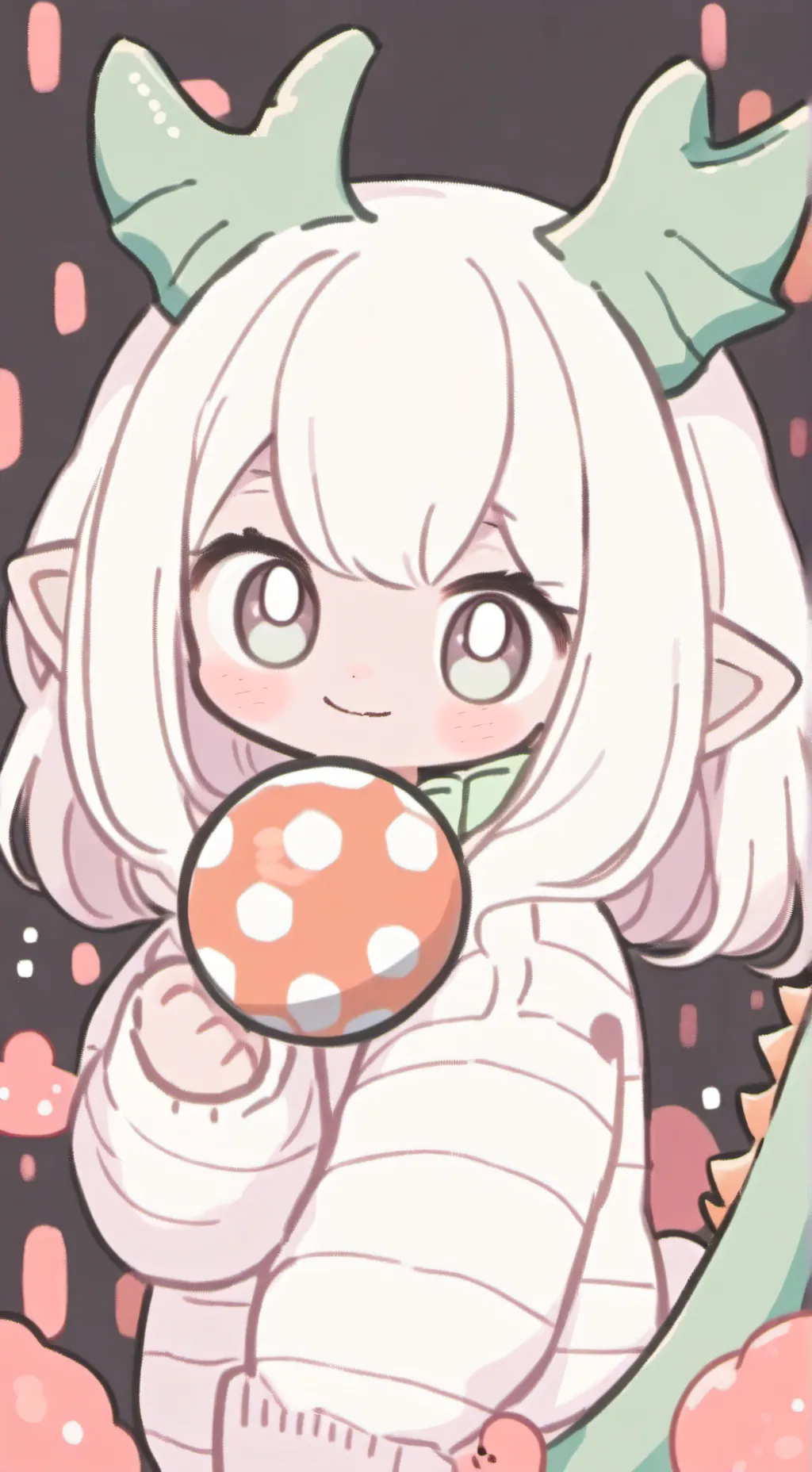 ai character: lila furry  background