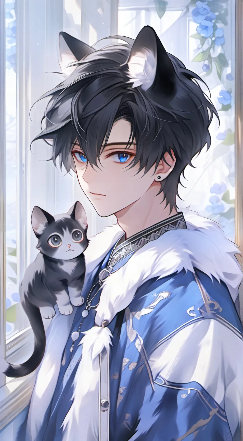 ai character: Chico Coreano Espíritu background