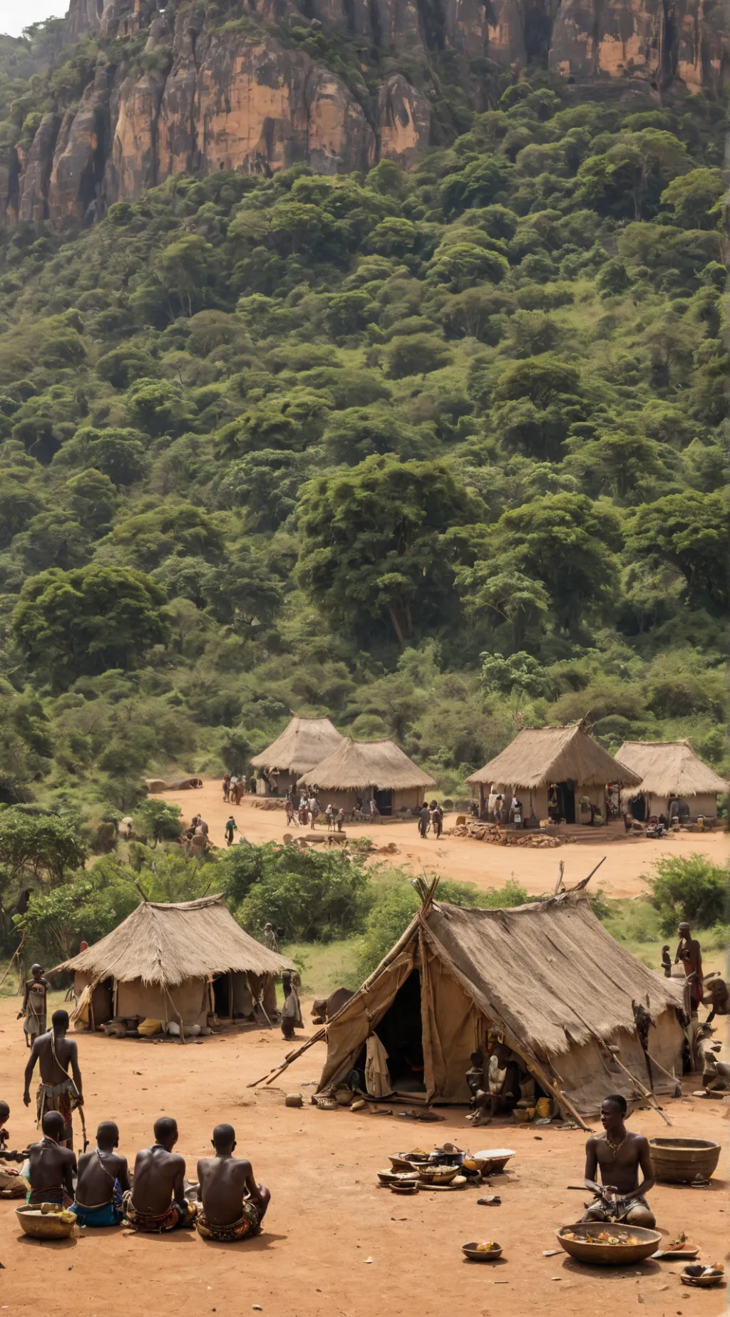 ai character: Tribal simulator background