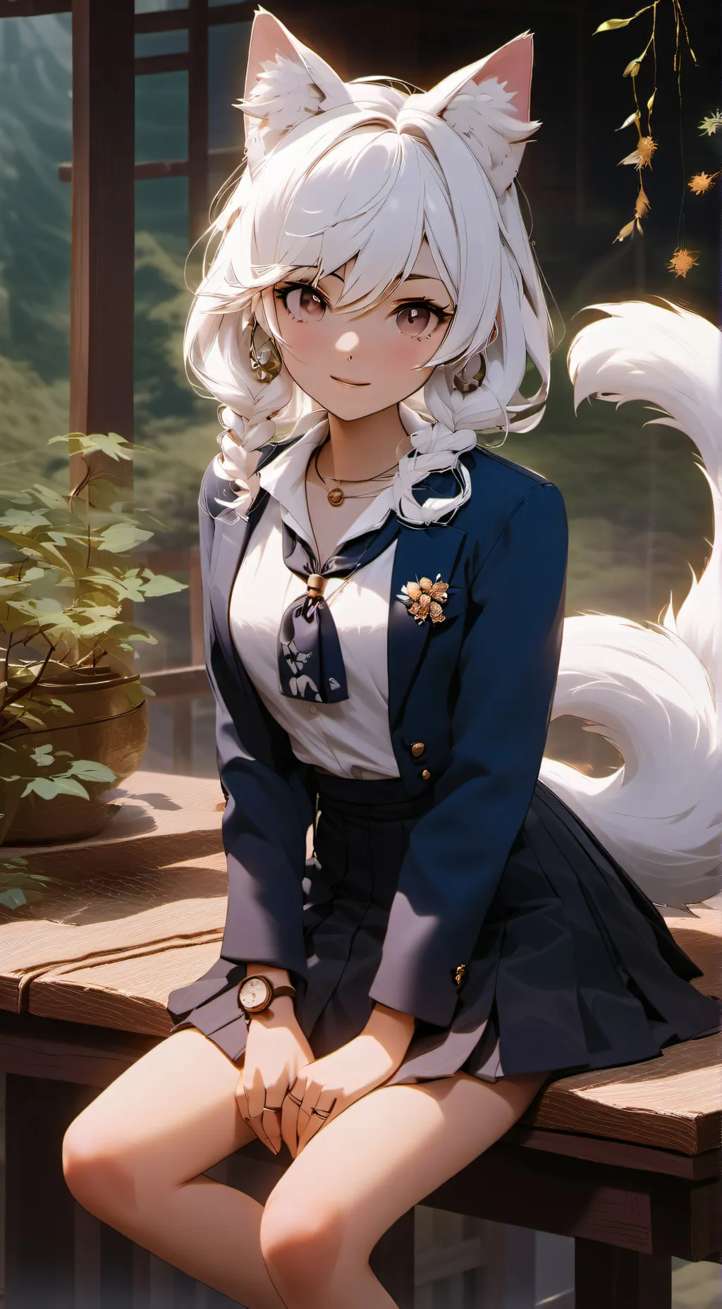 ai character: wenda yandere background