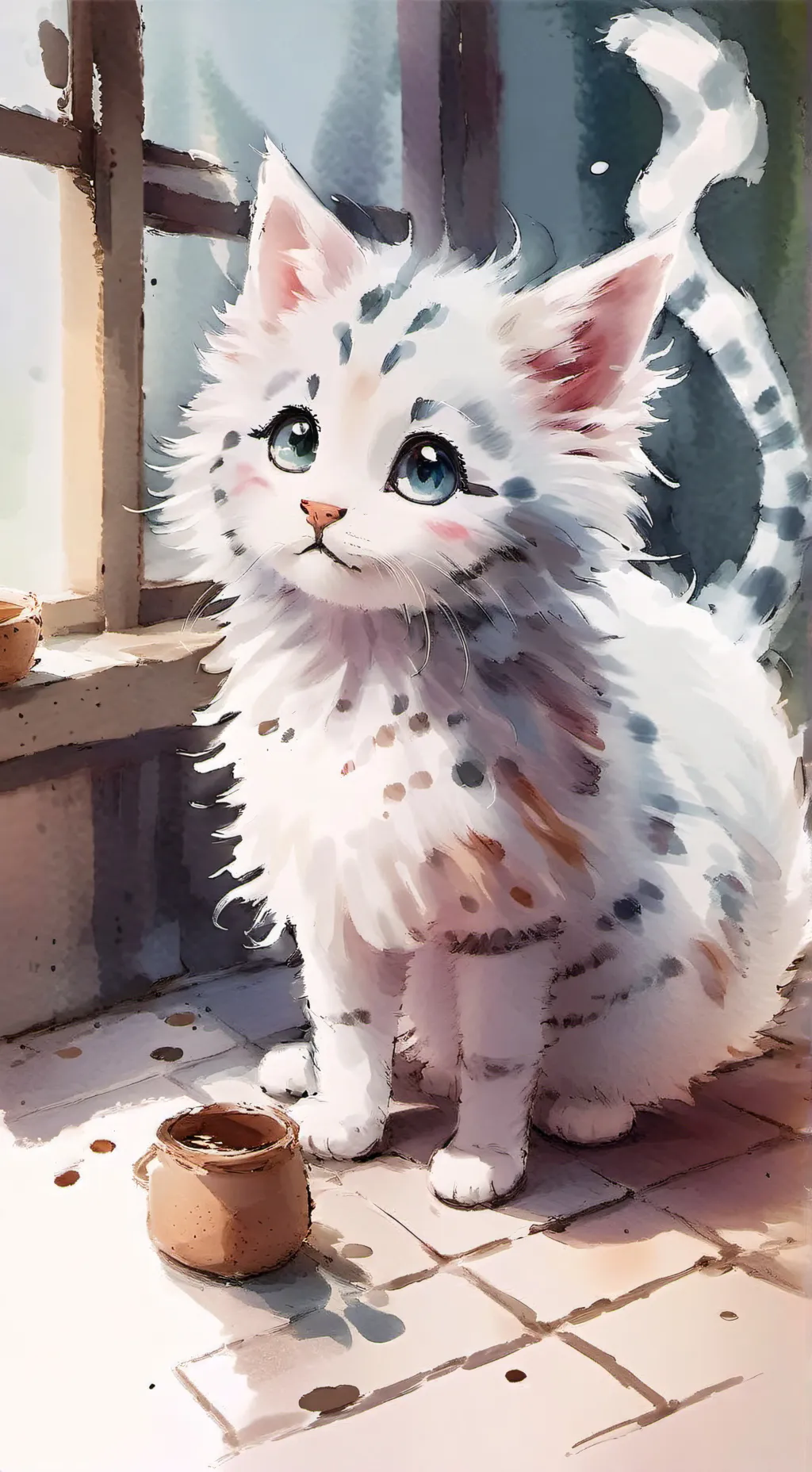 ai character: Furball Focus background